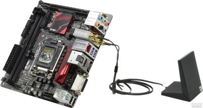 Лот: 13849621. Фото: 1. Материнская плата Mini-ITX ASUS... Материнские платы