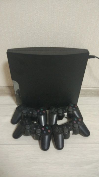 Лот: 15209660. Фото: 1. Sony Playstation 3 Slim Прошитая... Игровые приставки, консоли
