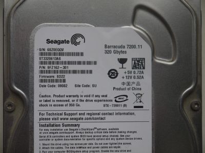 Лот: 2188991. Фото: 1. Seagate Barracuda 7200.11 жесткий... Жёсткие диски (HDD)