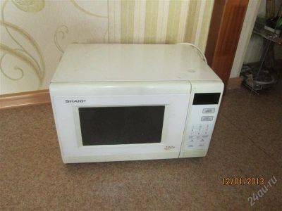 Лот: 2414895. Фото: 1. Микроволновка SHARP 700W с рубля... Микроволновки, мини-печи