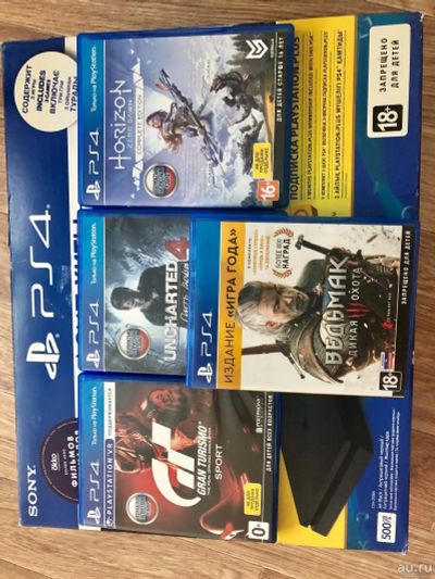 Лот: 13482644. Фото: 1. Sony PlayStation 4 slim 500gb. Игровые приставки, консоли