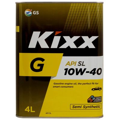 Лот: 20068494. Фото: 1. KIXX G 10w40 SL бензин 4 л (масло... Масла, жидкости