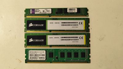 Лот: 24603187. Фото: 1. Ddr3 16gb одним лотом. Оперативная память