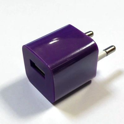 Лот: 3314890. Фото: 1. Зарядное usb сетевое iphone через... Зарядные устройства, блоки питания, адаптеры сетевые для смартфонов