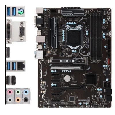 Лот: 19293383. Фото: 1. MSI Z270-A PRO (сокет 1151). Доставка... Материнские платы
