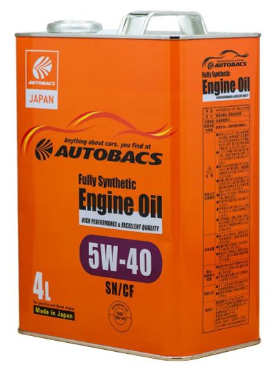 Лот: 16351333. Фото: 1. Масло AUTOBACS FS 5/40 SN/CF 4л... Масла, жидкости
