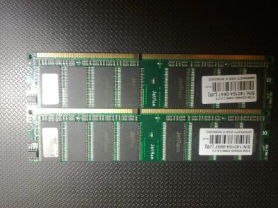 Лот: 3855790. Фото: 1. ddr400 512mb x2. Оперативная память