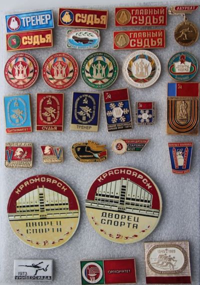 Лот: 9145129. Фото: 1. Коллекция, подборка, набор значков... Сувенирные