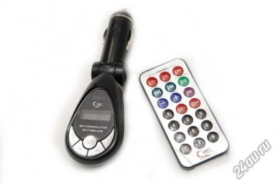Лот: 12826199. Фото: 1. Fm Модулятор Mp3/MicroSd/USB+Lcd... FM-модуляторы, трансмиттеры