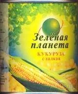 Лот: 857221. Фото: 1. Коробка сладкой кукурузы зелёная... Консервы