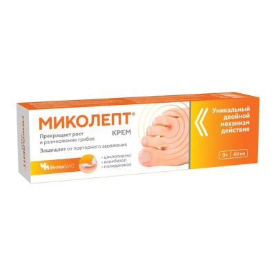 Лот: 24839199. Фото: 1. Миколепт крем противогрибковый... Лекарства