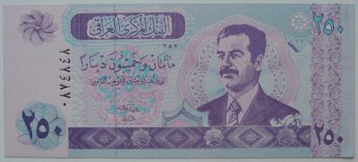 Лот: 7770433. Фото: 1. R Ирак 250 динаров 2002, UNC. Азия