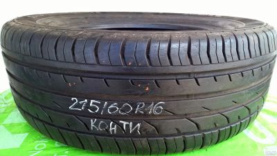 Лот: 13750746. Фото: 1. Шины 215/60 R16 215/60/16 Continental... Шины