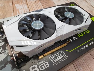 Лот: 23460259. Фото: 1. GeForce GTX 1070 dual OC 8GB. Видеокарты