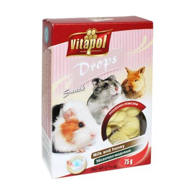 Лот: 10400040. Фото: 1. Дропсы vitapol drops для грызунов... Корма