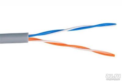 Лот: 17760778. Фото: 1. Кабель UTP 2 пары, Кат.5, внутренний... Сетевые кабели