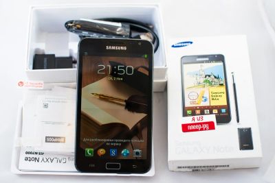 Лот: 3353533. Фото: 1. Samsung Galaxy Note N7000 читаем... Смартфоны