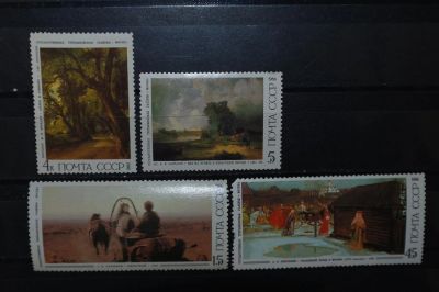 Лот: 3913040. Фото: 1. 1986 Русская живопись (5667,5668... Марки
