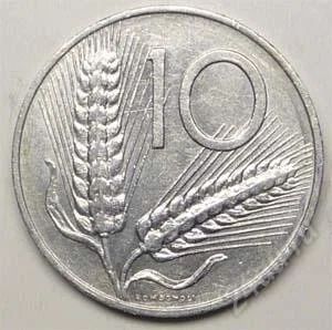 Лот: 1447374. Фото: 1. Италия. 10 лир 1971г. Европа
