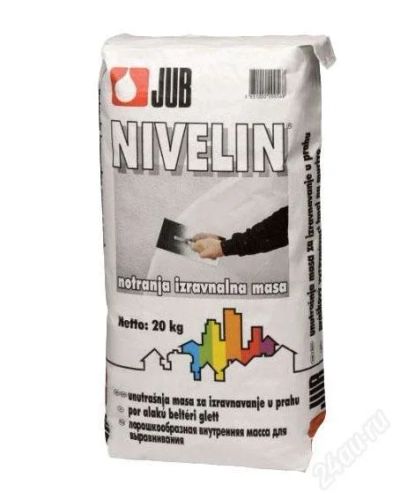 Лот: 2838345. Фото: 1. Шпаклевка NIVELIN (Нивелин). Смеси, шпатлевки, цемент
