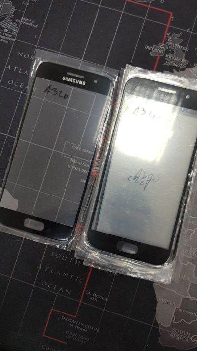Лот: 11505873. Фото: 1. стекло для дисплея samsung a3... Дисплеи, дисплейные модули, тачскрины