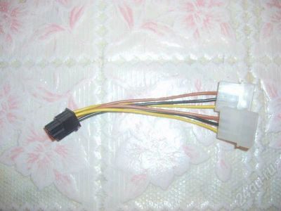 Лот: 730446. Фото: 1. Переходник для видеокарт 6 pin. Шлейфы, кабели, переходники