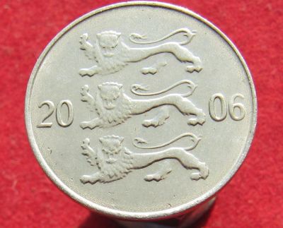 Лот: 16082540. Фото: 1. Эстония 20 сентов, 2006г. Остальные страны