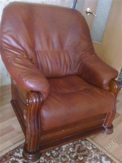 Лот: 2000045. Фото: 1. кресло очень удобное в отличном... Кресла, пуфы