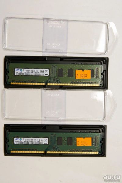 Лот: 7595697. Фото: 1. DDR3 Samsung 2x4GB PC-10600. Оперативная память