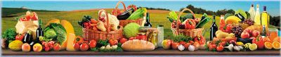 Лот: 3665014. Фото: 1. Фартук из ABC пластика Овощное... Обои, панели, ДВП, ДСП, МДФ
