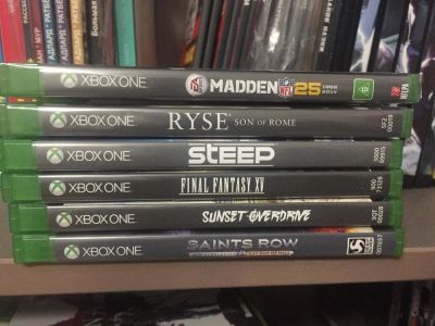 Лот: 10888561. Фото: 1. Диски xbox one одним лотом. Игры для консолей