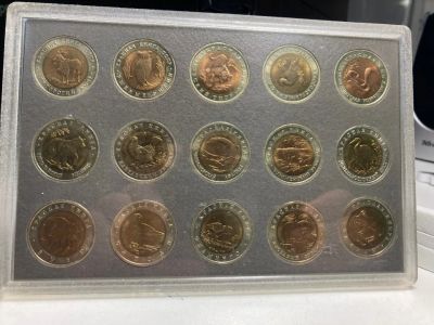Лот: 20175326. Фото: 1. 💥💥💥 Полный комплект монет серии... Наборы монет