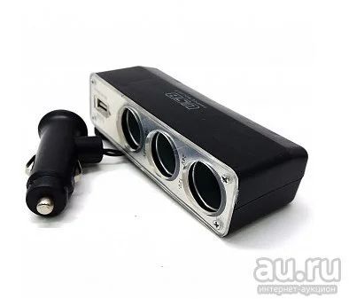 Лот: 14794200. Фото: 1. Разветвитель прикуривателя с USB. Электроприборы для автомобиля