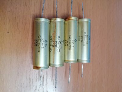 Лот: 25205182. Фото: 1. Конденсаторы К71-4 0.47 мкФ 5... Конденсаторы