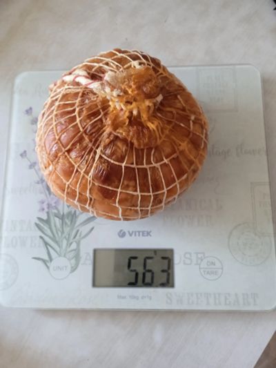 Лот: 20054064. Фото: 1. Колбаса домашняя с сыром... Мясо, птица, яйцо