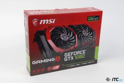 Лот: 12725672. Фото: 1. MSI GeForce GTX 1080. Видеокарты