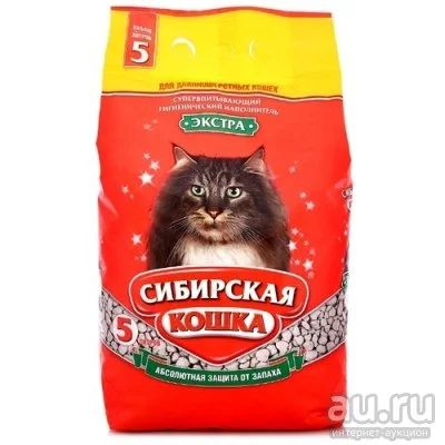 Лот: 14013121. Фото: 1. Наполнитель Сибирская Кошка экстра... Миски, лотки, наполнители