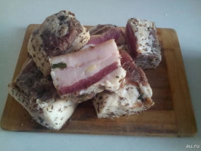 Лот: 9563824. Фото: 1. Сало соленое, деревенское. Мясо, птица, яйцо