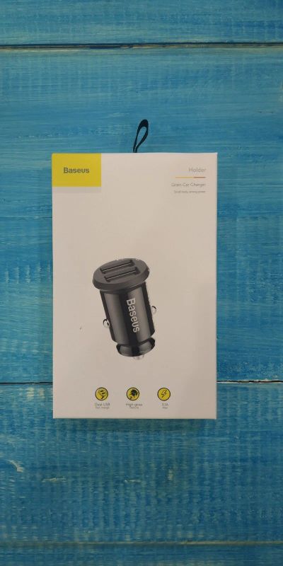 Лот: 13973414. Фото: 1. Автомобильное З/У с 2 USB, Baseus... Зарядные устройства, блоки питания, адаптеры сетевые для смартфонов