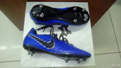 Лот: 15934829. Фото: 1. Размер 45 Бутсы Nike из натуральной... Кеды, кроссовки, слипоны