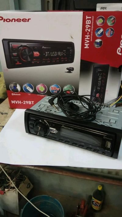 Лот: 11525898. Фото: 1. Магнитола Pioneer MVH-29BT. Автомагнитолы