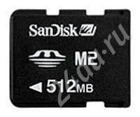 Лот: 259049. Фото: 1. Sandisk MemoryStick Micro M2 512MB. Карты памяти