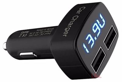 Лот: 10622721. Фото: 1. авто зарядка 4в1 2usb Автомобильная... Зарядные устройства, блоки питания, адаптеры сетевые для смартфонов