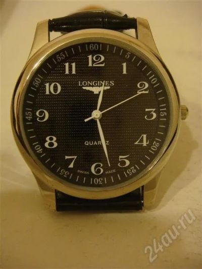 Лот: 597105. Фото: 1. Часы мужские Longines с черным... Другие наручные часы