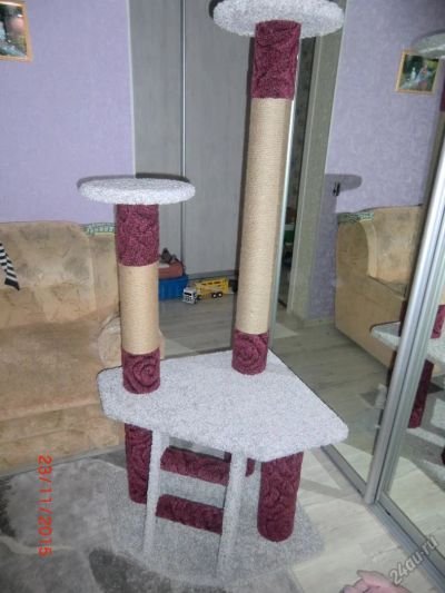 Лот: 6289583. Фото: 1. когтеточка 2. Домики, переноски, клетки, когтеточки