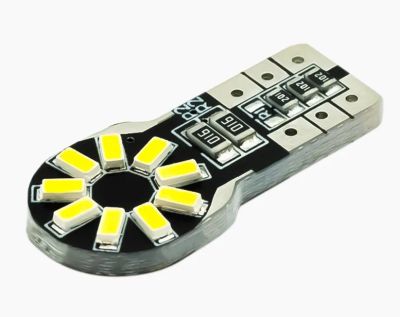 Лот: 24570932. Фото: 1. Лампа 12В Т10 PL 18SMD Круг Белый... Оптика и освещение