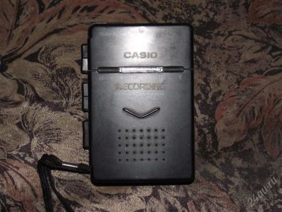 Лот: 1657935. Фото: 1. Диктофон кассетный CASIO TP-3. Диктофоны