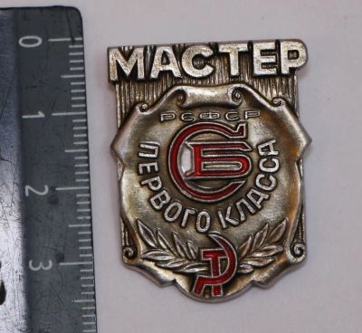 Лот: 10546692. Фото: 1. Значок: Мастер первого класса... Сувенирные