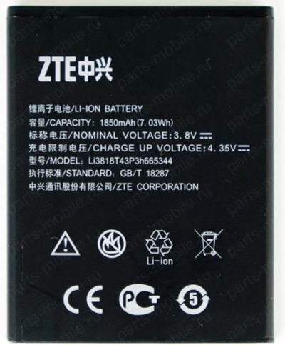 Лот: 8889993. Фото: 1. АКБ для ZTE GF3 100% оригинал!. Аккумуляторы