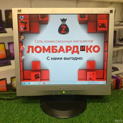 Лот: 17852761. Фото: 1. Монитор Viewsonic VA703M 17"(Ш... ЖК-мониторы